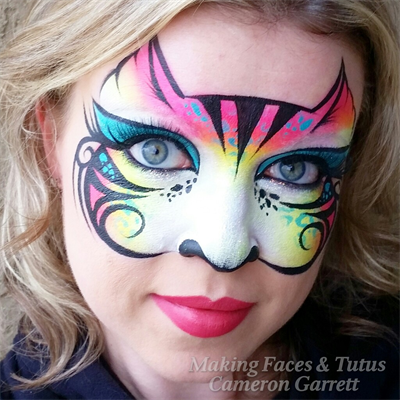 face painting simple cat