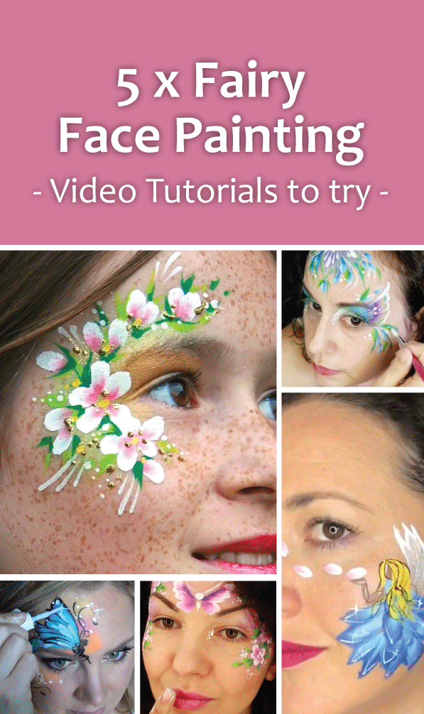 5 fairy face paint video tutorials
